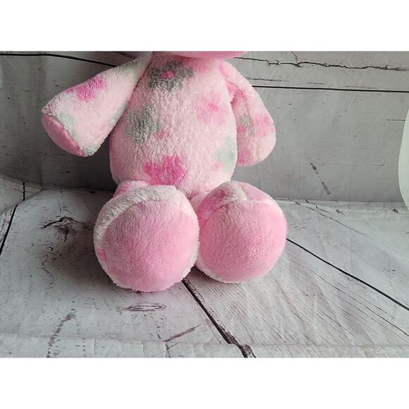 Baby Essential Pink Giraffe Floral Design Stuffed Animal Plush 16 Inch - Picture 4 of 9